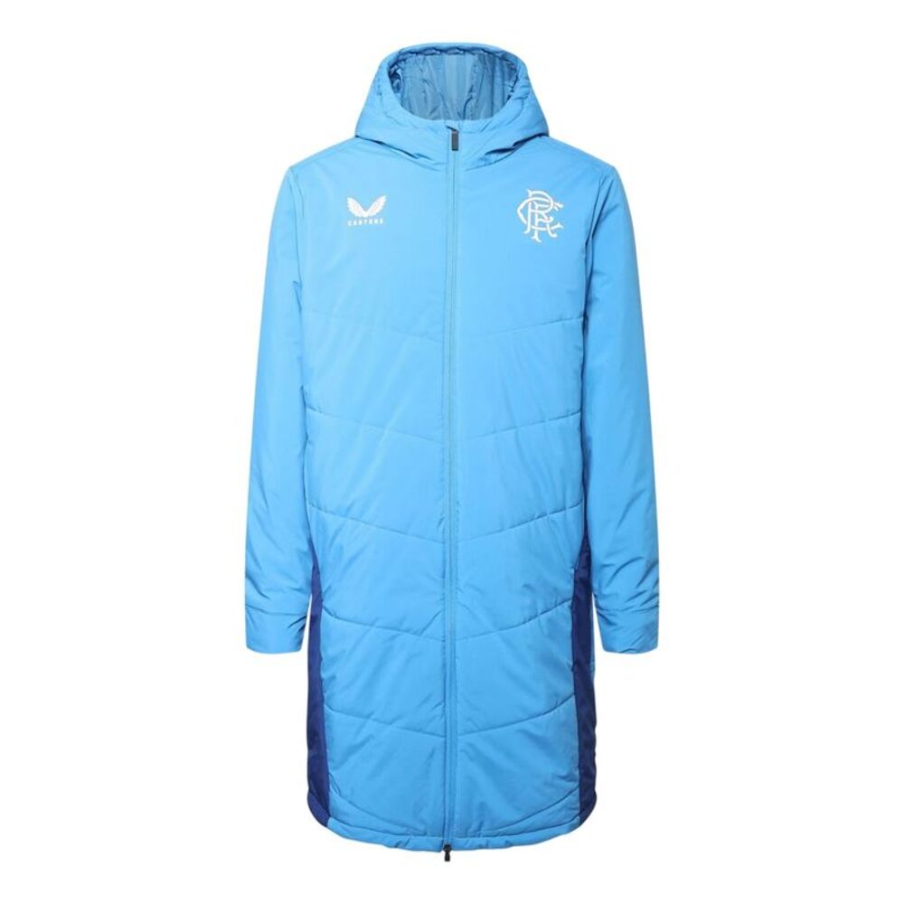 Castore Mens Rangers FC Anorak / Blue/Deep Blue